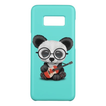 Baby Panda Playing Canadian Flag Guitar Case-Mate Samsung Galaxy S8 Case