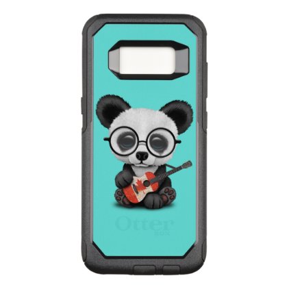 Baby Panda Playing Canadian Flag Guitar OtterBox Commuter Samsung Galaxy S8 Case