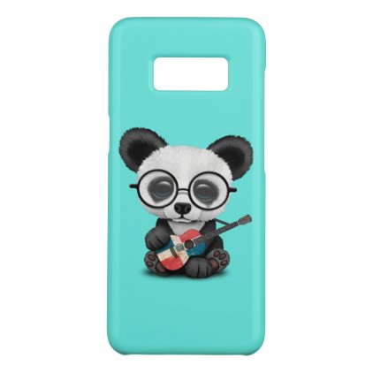 Baby Panda Playing Dominican Flag Guitar Case-Mate Samsung Galaxy S8 Case