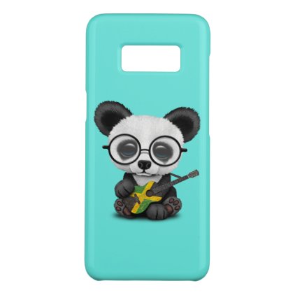 Baby Panda Playing Jamaican Flag Guitar Case-Mate Samsung Galaxy S8 Case