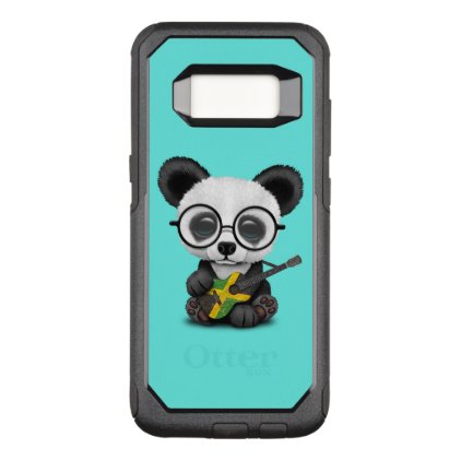 Baby Panda Playing Jamaican Flag Guitar OtterBox Commuter Samsung Galaxy S8 Case