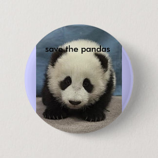 baby_panda, save the pandas pinback button