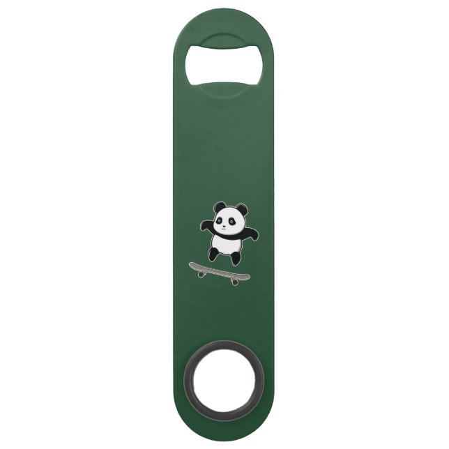Baby Panda Skateboard  Bar Key (Front)