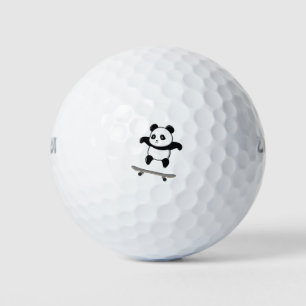 Baby Panda Skateboard Golf Balls