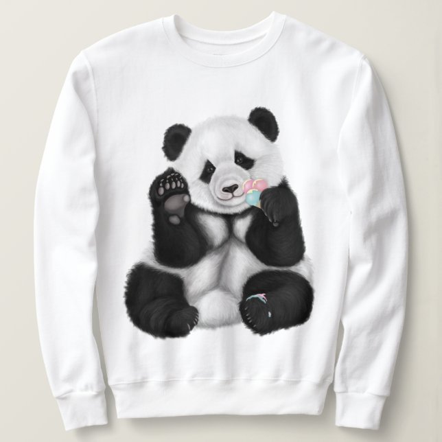 Baby panda sweatshirt (Design Front)