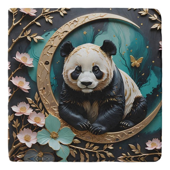 Baby Panda  Trivet (Front)