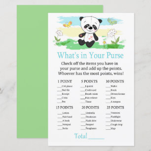 Baby panda What's in your purse game