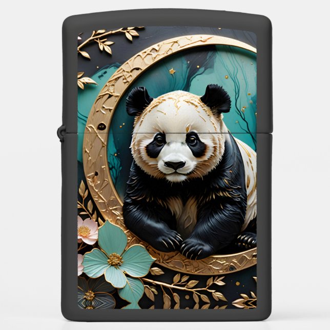 Baby Panda  Zippo Lighter (Front)