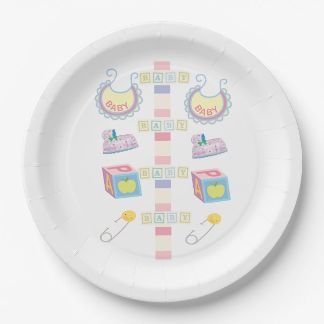 Baby Paper Plates (Front)
