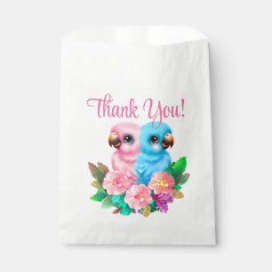 Baby Parrot Twins Favor Bag