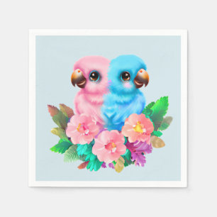 Baby Parrot Twins Napkins