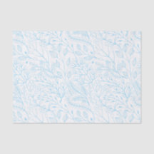Baby Pastel Light Blue Floral Elegant Wedding