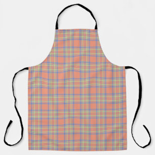 Baby Pastels Stewart Tartan Plaid Apron