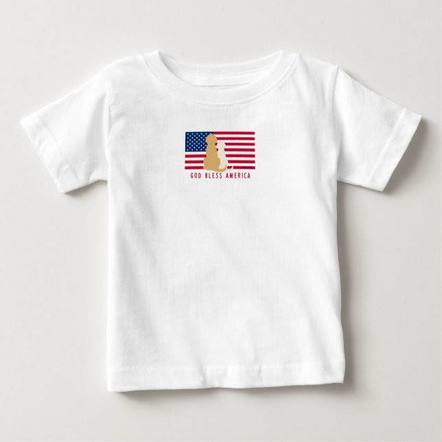 Baby Patriotic T-Shirt (Front)