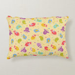 Baby pattern with cute birds decorative pillow