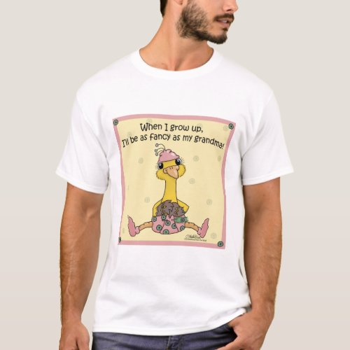 Baby Peahen Fancy as Grandma T_Shirt