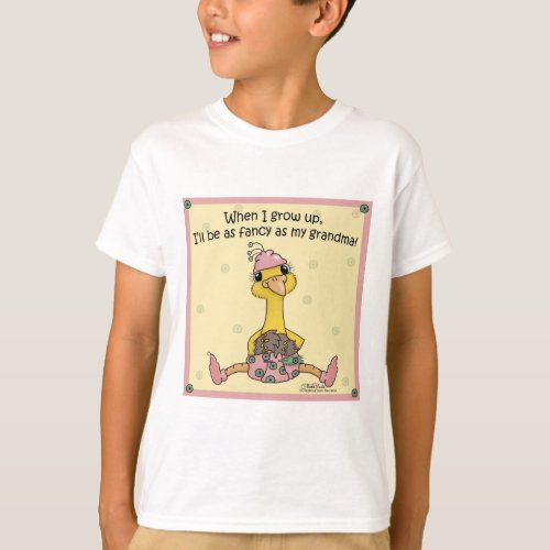 Baby Peahen Fancy as Grandma T_Shirt