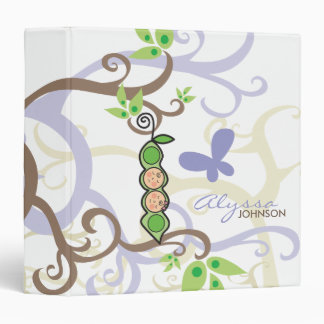 Baby Peas in a Pod Boy Girl Twins Pregnancy Binder