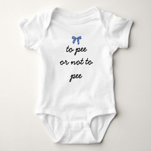 baby pee poo baby bodysuit