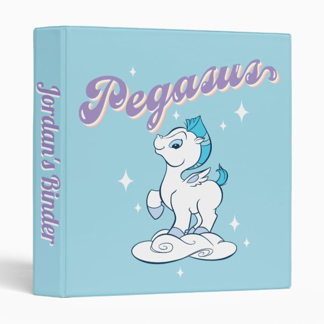 Baby Pegasus 3 Ring Binder (Front/Spine)