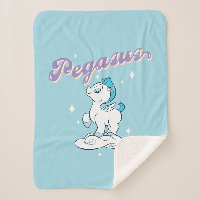 Baby Pegasus Sherpa Blanket (Front)