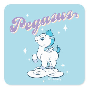 Baby Pegasus Square Sticker