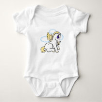 Baby Pegasus with binky - Blonde Baby Bodysuit Baby Pegasus with binky - Blonde Baby Bodysuit
