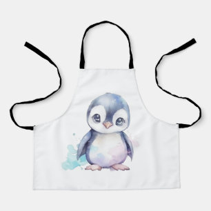 Baby Penguin All-Over Print Apron