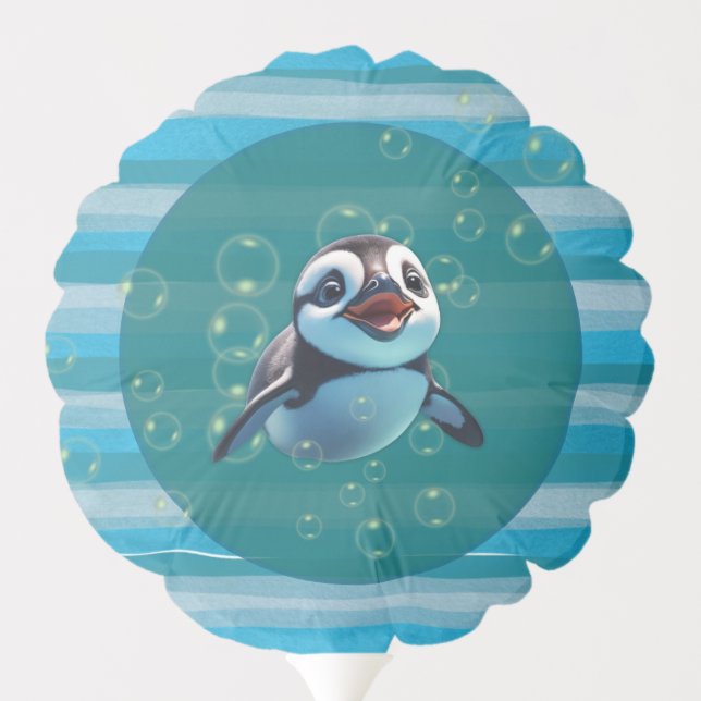 Baby Penguin Balloon (Back)