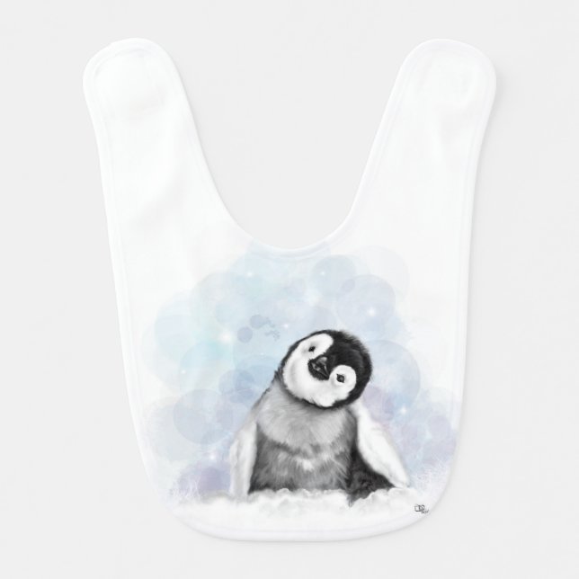 Baby Penguin Bib (Front)