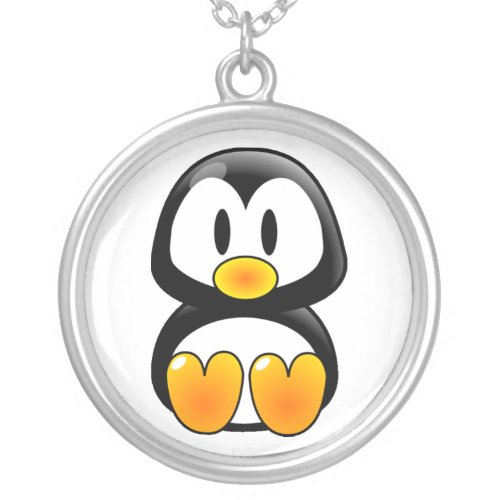 Baby Penguin Cartoon Necklace