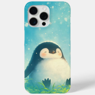 Baby Penguin Chilling iPhone 15 Pro Max Case
