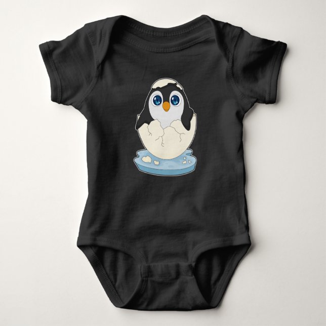 Baby Penguin Egg Bodysuit (Front)