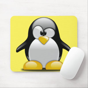 baby penguin mouse pad