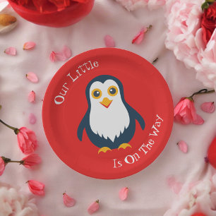 Baby Penguin Paper Plates