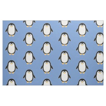 Baby Penguin Pattern Fabric by DoodleDeDoo at Zazzle