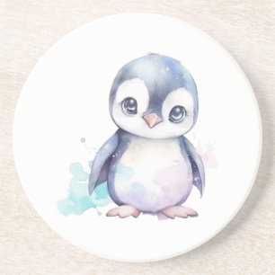 Baby Penguin Sandstone Coaster