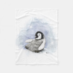 Baby Penguin Slipping Fleece Blanket