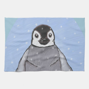 Baby penguin. towel