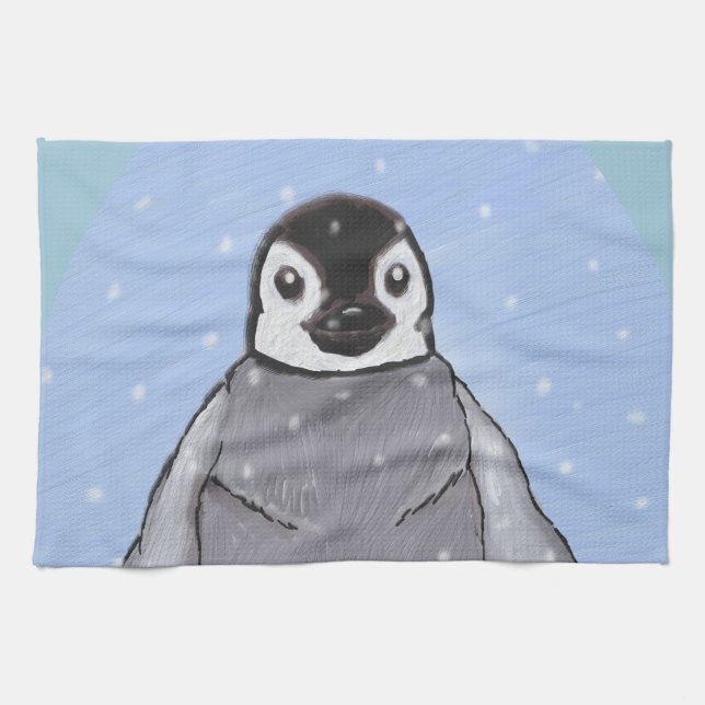 Baby penguin. towel (Horizontal)