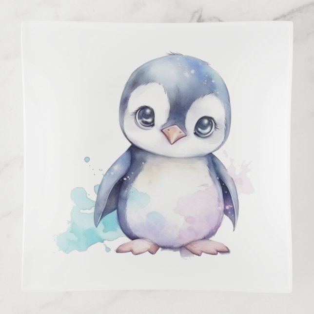 Baby Penguin Trinket Tray (Front)