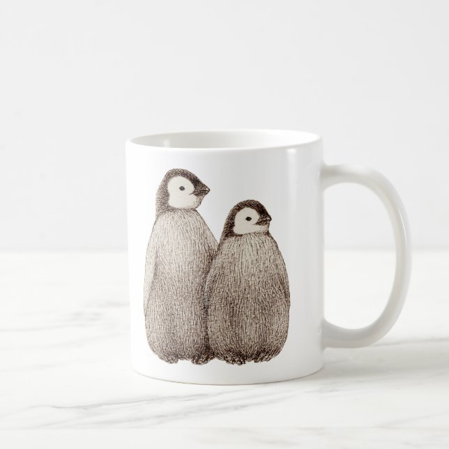 Baby Penquin Brothers Mug (Right)