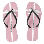 Baby Personalized Shower Pink Tiara Party  Flip Flops at Zazzle