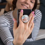 Baby Photo and Name PopSocket<br><div class="desc">New Baby Photo and Name Phone Grip</div>