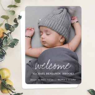 Baby Photo Announcement