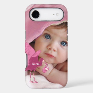 Baby Photo Baby Stats Damask Burnt Edge iPhone 17 Air Case