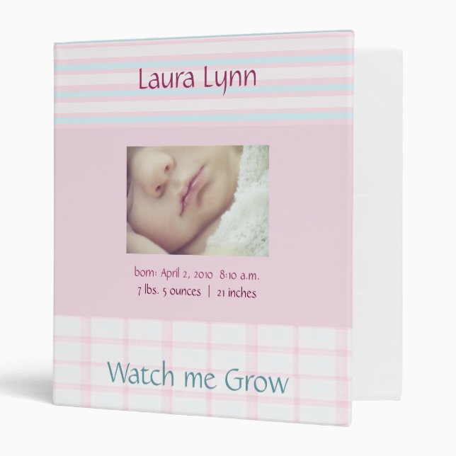 Baby Photo Binder (Front/Inside)