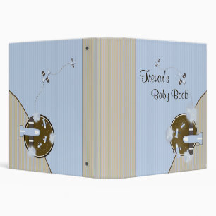 Baby Photo Book with Airplanes 3 Ring Binder