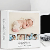 Baby Photo Collage Album Zigzag Picture Strip