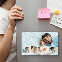 Baby Photo Collage Zigzag Photo Strip Magnet